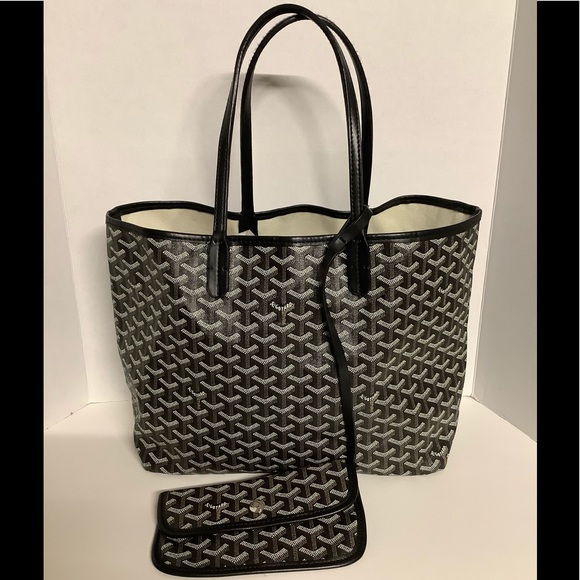 Goyard Handbags - Goyard St Louis Tote Paris France Handpainted
